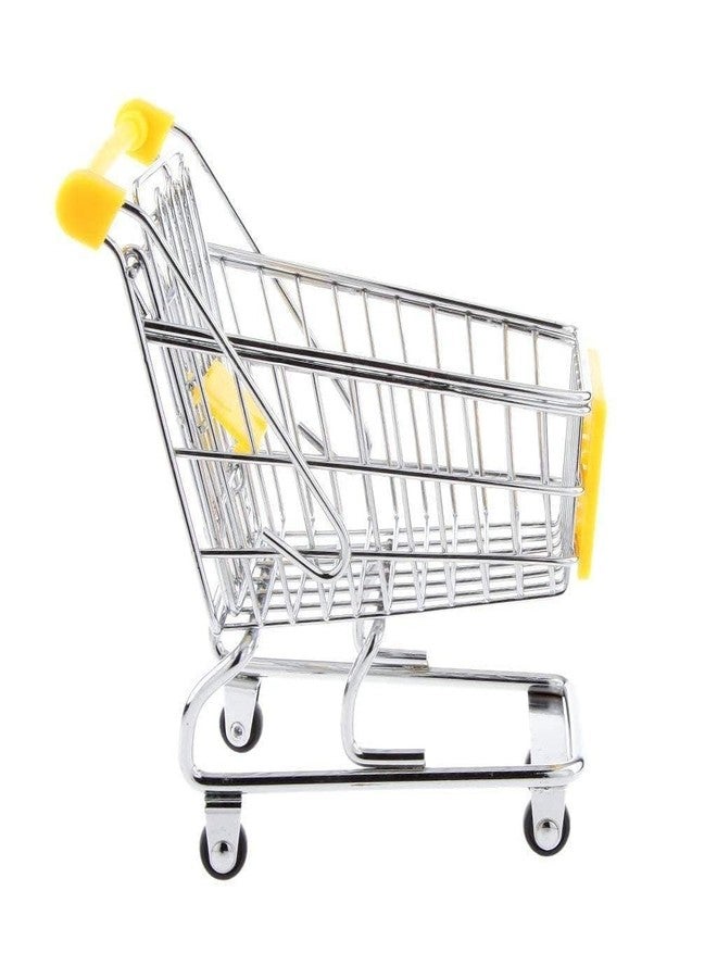 Artnery Mini Supermarket Shopping Cart Trolley Handcart Shopping Utility Cart Storage Toy Wonderful Gift and Toy for Children (Color as per Availability) - Image 5